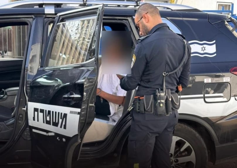 左翼活动家奥弗·阿米尔在以色列北部被警方逮捕。