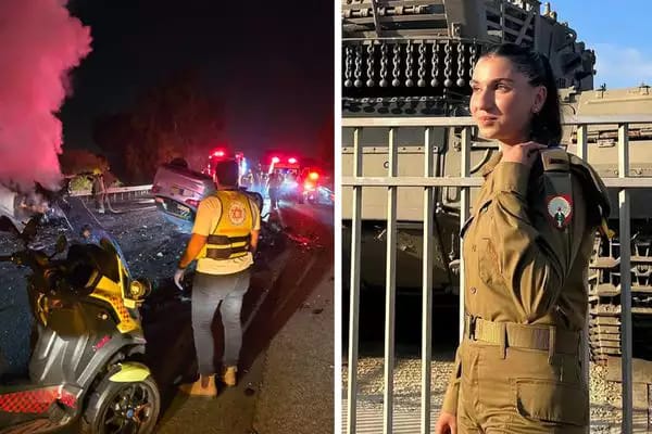 21岁的希拉·哈齐扎上尉和29岁的什穆埃尔·沙布蒂尔，在阿什杜德附近的事故中丧生。“希拉当时是在去见她军 ...