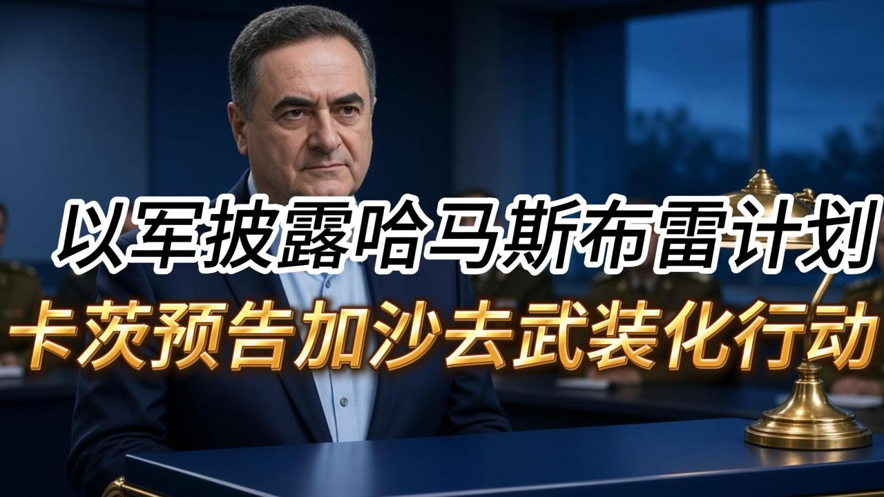 以色列国防部长伊斯雷尔·卡茨向“和平委员会”（Peace Council）表示，以军即将采取进一步行动，瓦解哈马  ...